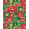 Gift Wrap (24"x100') CHRISTMAS MOSAIC